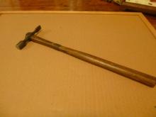 Cross-pein hammer used for aglet making Hammer